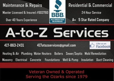 A to Z Services: Appliance Troubleshooting Services in Vichy