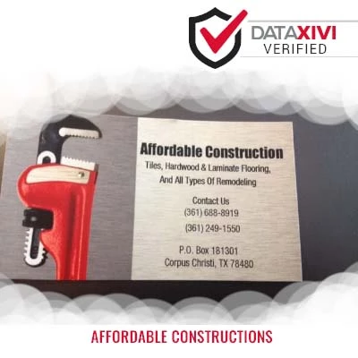 Affordable Constructions Plumber - DataXiVi