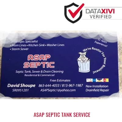 ASAP Septic Tank Service - DataXiVi