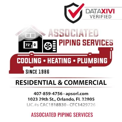 Associated Piping Services: Water Filtration System Repair in Pine Grove