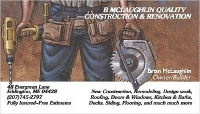 B McLaughlin Quality Construction & Renovation Plumber - DataXiVi