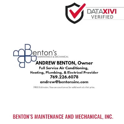 Benton's Maintenance and Mechanical, Inc. - DataXiVi