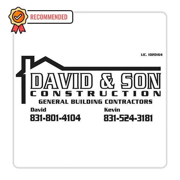 David & Son Construction: Appliance Troubleshooting Services in Scheller