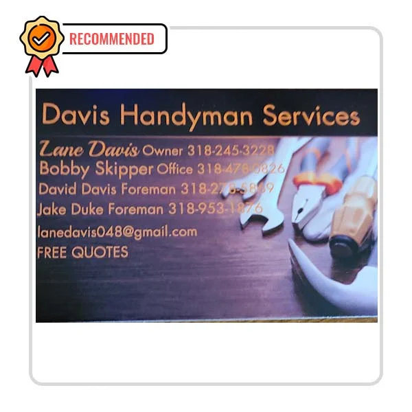 Davis Handyman Services: Kitchen/Bathroom Fixture Installation Solutions in Oketo