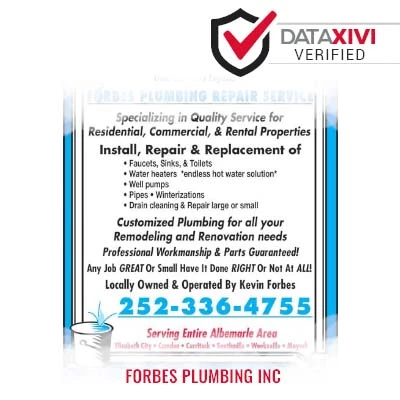 Forbes Plumbing Inc - DataXiVi