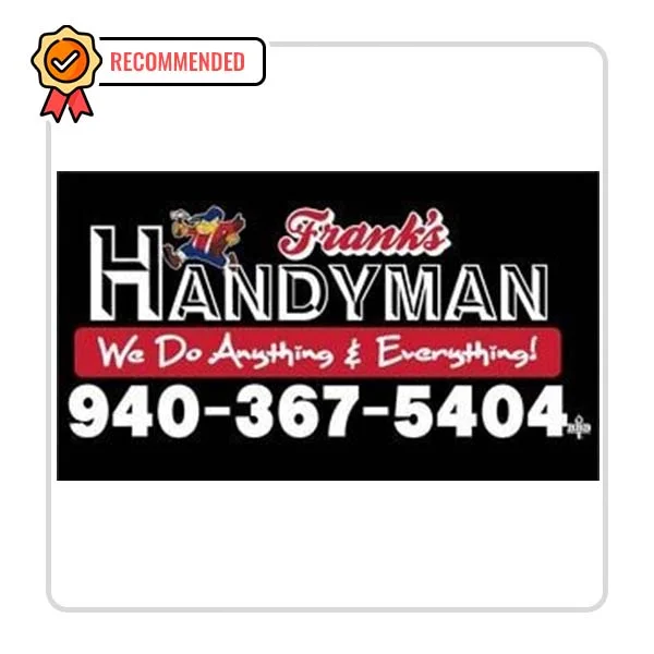 Frank's Handyman LLC: High-Efficiency Toilet Installation Services in Fairton