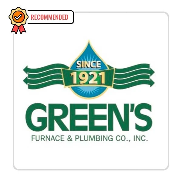 GREEN'S FURNACE & PLUMBING CO INC: Plumbing Service Provider in Clark