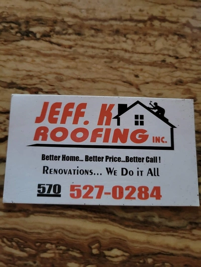 Jeff K Roofing INC.: Septic Cleaning and Servicing in Wilson