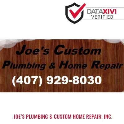 Joe's Plumbing & Custom Home Repair, Inc.: Expert Hydro Jetting Services in Solo