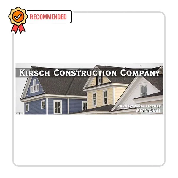 Kirsch Construction Co: Drain and Pipeline Examination Services in Lorton