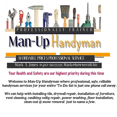 Man-Up Handyman: Drywall Solutions in Pierron