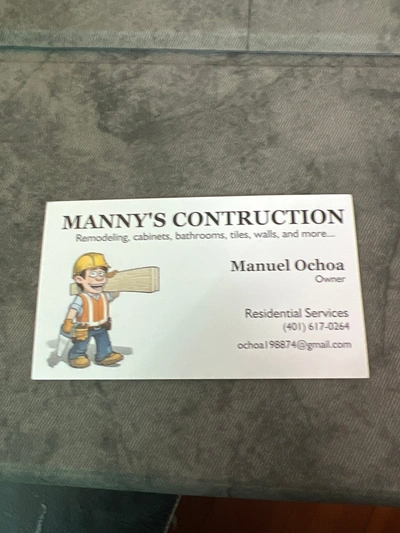 Manny's Construction Plumber - DataXiVi