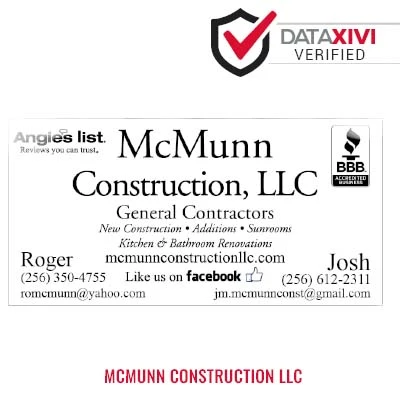McMunn Construction LLC - DataXiVi