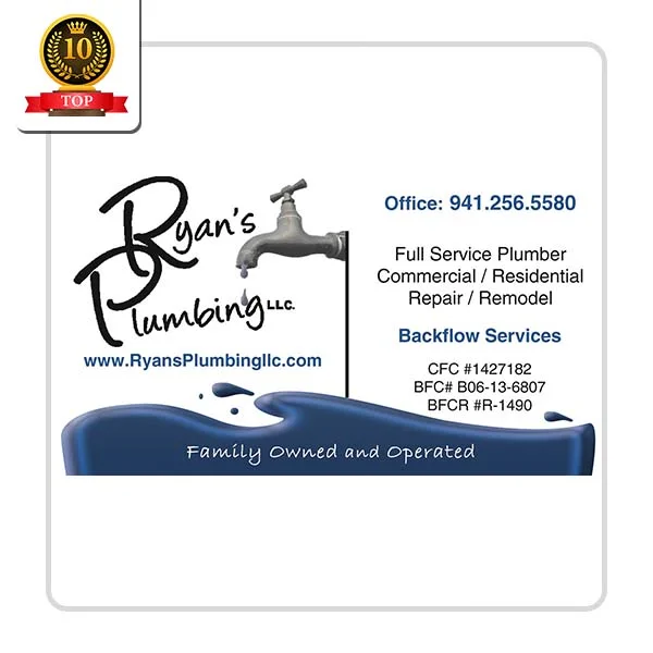 Ryan's Plumbing LLC: Skilled Handyman Assistance in Stearns