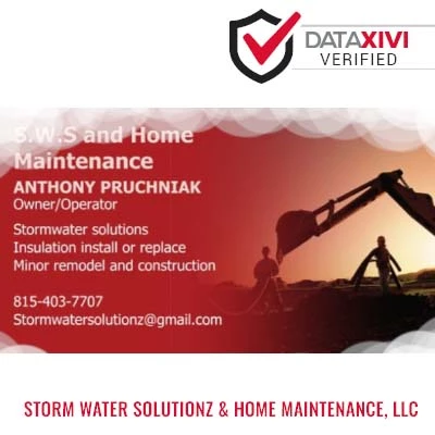 Storm Water Solutionz & Home Maintenance, LLC Plumber - DataXiVi