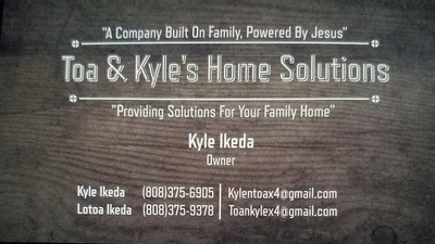 Toa and Kyle's Home Solutions: Emergency Plumbing Contractors in Jay