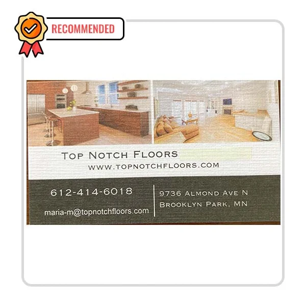 Top Notch Floors: Plumbing Service Provider in Earling