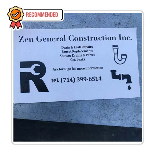 Zen General Construction Inc.: High-Pressure Pipe Cleaning in Dublin